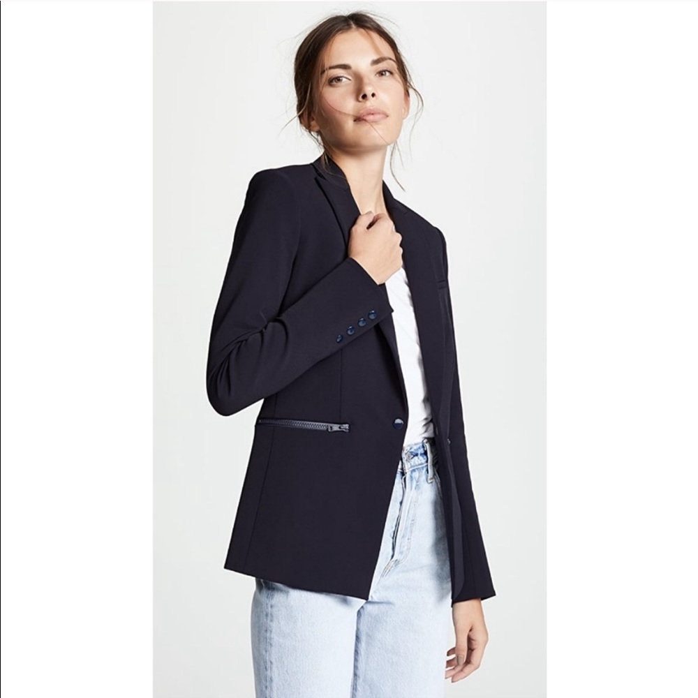 Veronica Beard Scuba Dickey Jacket Blazer